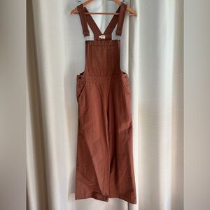 Bridge & Burn Women's Brown Overalls